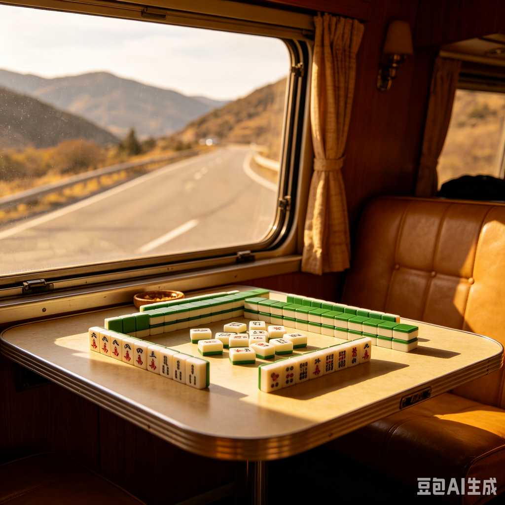 vintage style mahjong set