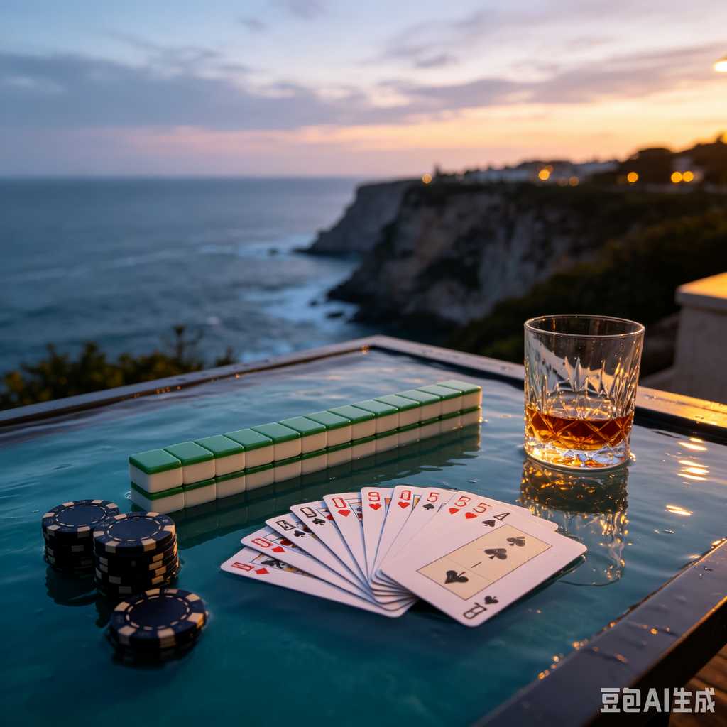 blue mahjong tiles
